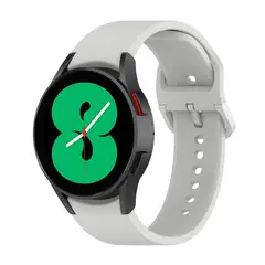 GENERICO - Correa De Silicona Para Samsung Watch 4 5 Pro Classic - Gris