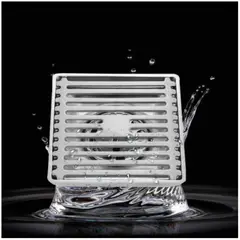 GENERICO - Rejilla Acero Sifón De Piso Antiolor Y Antiretorno Estandar