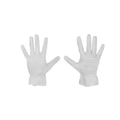 WOLFOX - Caja De 25 Guantes Desechables De Látex Con Talco