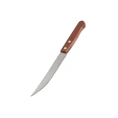 WOLFOX - Cubierto Cuchillo De Sierra 5" Con Mango De Madera