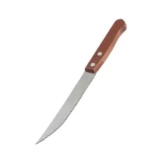 WOLFOX - Cubierto Cuchillo Liso 5" Con Mango De Madera
