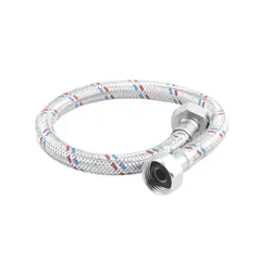 TOOLCRAFT - Manguera Trenzada 1/2" X 7/8" Yarden 35 Cm Para Sanitario