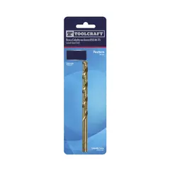 TOOLCRAFT - Broca Acero Rápido Hss 9/64" X 2.3/4" Cobalto