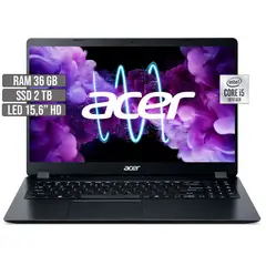 ACER - PORTATIL ASPIRE 3 INTEL CORE i5-1035G1 2TB RAM 36GB LED 15,6" HD