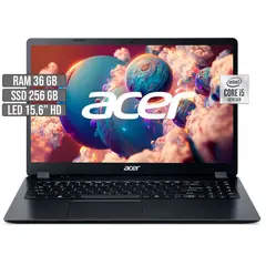 ACER - PORTATIL ASPIRE 3 INTEL CORE i5-1035G1 SSD 256GB RAM 36GB LED 15,6 HD
