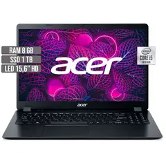 ACER - PORTATIL ASPIRE 3 INTEL CORE i5-1035G1 SSD1TB RAM 8GB LED 15,6 HD