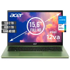 ACER - Portátil Aspire Intel Core I5 40GB RAM 2TB SSD + 1TB HDD 15.6"