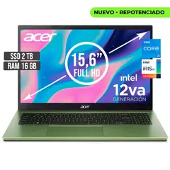 ACER - Portátil Aspire Intel Core I5 16GB RAM 2TB SSD 156 FHD