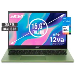 ACER - Portátil Aspire Intel Core I5 16GB RAM 2TB SSD 15.6" FHD