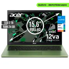 ACER - PORTATIL ASPIRE INTEL CORE I5-1235U SSD 2TB RAM 24GB LED 15,6 FHD