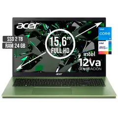 ACER - PORTATIL ASPIRE INTEL CORE I5-1235U SSD 2TB RAM 24GB LED 15,6 FHD