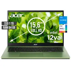 ACER - PORTATIL ASPIRE INTEL CORE I5-1235U SSD 1TB RAM 64GB LED 15,6 FHD