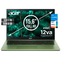ACER - PORTATIL ASPIRE INTEL CORE I5-1235U SSD 1TB RAM 8GB LED 15,6 FHD