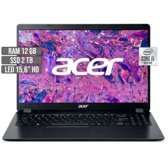 ACER - PORTATIL ASPIRE 3 INTEL CORE i5-1035G1 SSD 2TB RAM 12GB LED 15,6 HD