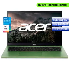 ACER - Portátil Aspire Intel Core I5 256GB RAM 24GB LED 156 FHD