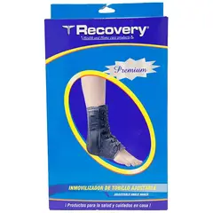 RECOVERY - Inmovilizador Tobillo Black L