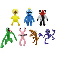 GENERICO - Rainbow friends amigos arcoiris niños muñecos 7 Peluches.