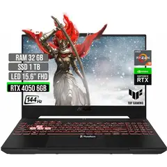 ASUS - TUF AMD RYZEN 9-7940HS SSD 1TB RAM 32GB RTX 4050 6GB LED 15.6" FHD 144 Hz