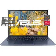 ASUS - VIVOBOOK AMD RYZEN 5-5600H SSD 1TB RAM 12GB LED 16" FHD
