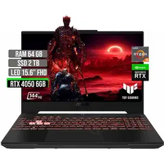 ASUS - TUF AMD RYZEN 9-7940HS SSD 2TB RAM 64GB RTX 4050 6GB LED 15.6" FHD 144 Hz