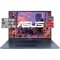 ASUS - Portátil Vivobook Ryzen 5 5600H 24GB RAM 1TB SSD 16" FHD M1603QA-MB120