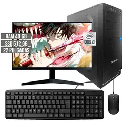 COMPUMAX - COMPUTADOR INTEL CORE I3-10105 SSD 512GB RAM 40GB LED 22 FHD