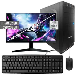 COMPUMAX - COMPUTADOR INTEL CORE I3-10105 SSD 256GB RAM 32GB LED 24 FHD