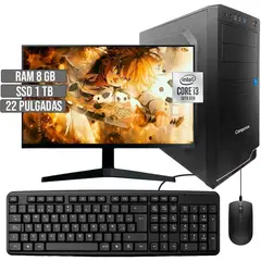 COMPUMAX - COMPUTADOR INTEL CORE I3-10105 SSD 1TB RAM 8GB LED 22 FHD