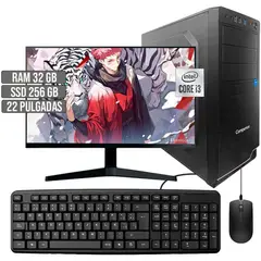 COMPUMAX - COMPUTADOR INTEL CORE I3-10105 SSD 256GB RAM 32GB LED 22 FHD