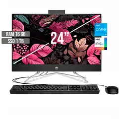 HP - TODO EN UNO INTEL CORE I5-1235U SSD 1TB RAM 16GB LED 24 FHD