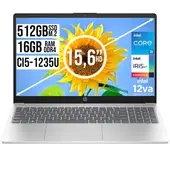 HP - PORTATIL INTEL CORE I5-1235U SSD 512GB RAM 16GB LED 15.6 HD