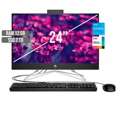 HP - TODO EN UNO INTEL CORE I5-1235U SSD 2TB RAM 12GB LED 24 FHD