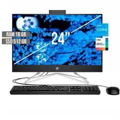 HP - TODO EN UNO INTEL CORE I5-1235U SSD 512GB RAM 16GB LED 24 FHD