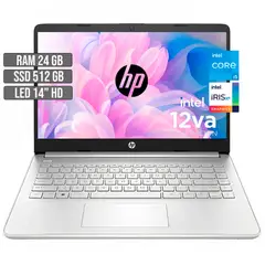 HP - PORTATIL INTEL CORE I5-1235U SSD 512GB RAM 24GB LED 14 HD