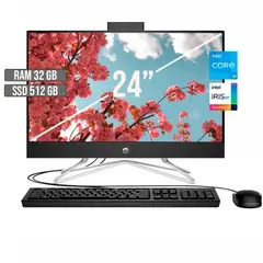 HP - TODO EN UNO INTEL CORE I5-1235U SSD 512GB RAM 32GB LED 24 FHD