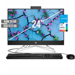 HP - TODO EN UNO INTEL CORE I5-1235U SSD 512GB RAM 24GB LED 24 FHD