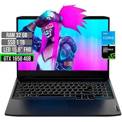 LENOVO - INTEL CORE I5-11320H GTX 1650 4GB SSD 1TB RAM 32GB LED 15,6" FHD