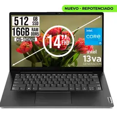 Lenovo - PORTATIL INTEL CORE i5-13420H SSD 512GB RAM 16GB LED 14 FULL HD