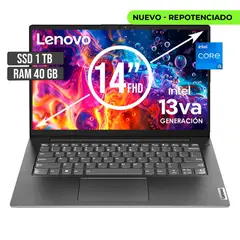 LENOVO - Portátil Intel Core i5-13420H 1TB SSD 40GB RAM 14 FHD
