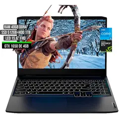 LENOVO - Portátil Intel Core I5 GTX 1650 4GB 512GB+1TB 40GB RAM