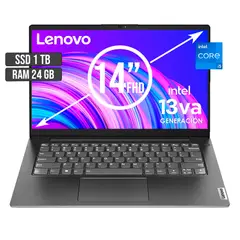 LENOVO - PORTATIL INTEL CORE i5-13420H SSD 1TB RAM 24GB LED 14 FHD