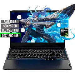 LENOVO - Portátil Intel Core I5 GTX 1650 40GB RAM 256GB SSD 15.6"