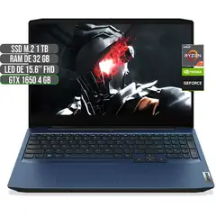 LENOVO - AMD RYZEN 7 4800H SSD 1TB RAM 32GB GTX 1650 4GB LED 15.6" FHD