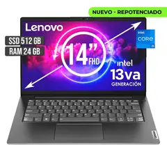 LENOVO - PORTATIL INTEL CORE I5-13420H SSD 512GB RAM 24GB LED 14 FHD