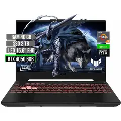 ASUS - TUF AMD RYZEN 9-7940HS SSD 2TB RAM 40GB RTX 4050 6GB LED 15.6" FHD 144 Hz
