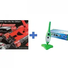 GENERICO - Trapeador h20 steam + aspiradora escoba multifuncional