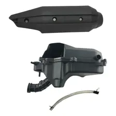 GENERICO - Caja Filtro Yamaha Bws 125 Mod 2010 A 2014 + Protector Mofle