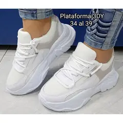 GENERICO - TENIS MUER BLANCO PLATAFORMA