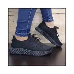 GENERICO - TENIS UNISEX NEGRO TOTAL
