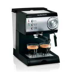 HAMILTON BEACH - Máquina Cafetera Automática Esspreso y Capuccino Doble